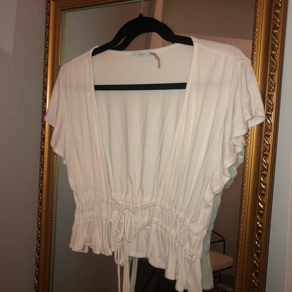 Urban Outfitters Tie front crop top